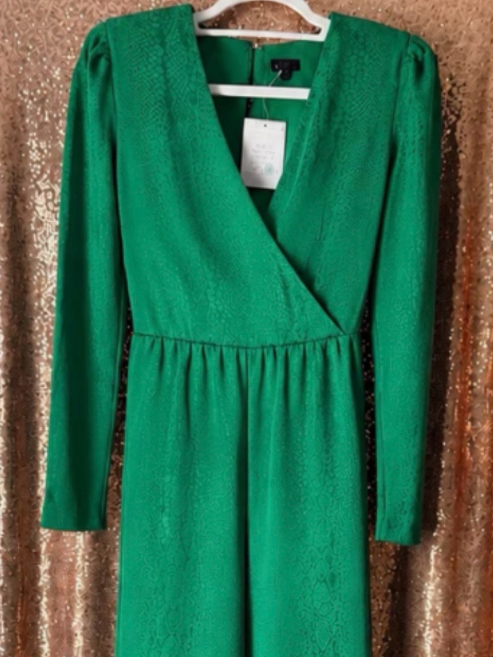 Green Long Sleeve Jumpsuit